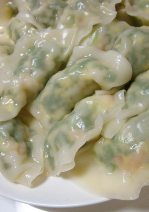 中国人直伝！海老とニラの水餃子-レシピのメイン写真