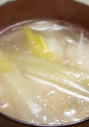 餅消費！長ネギで☆中華風お雑煮♪-レシピのメイン写真