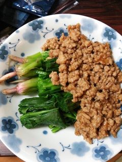 〔簡単〕ほうれん草の肉みそ-レシピのメイン写真