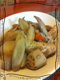 とろっとろ♡手羽先と根菜の煮物-レシピのメイン写真