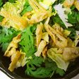 春菊・白菜・油揚げのサラダ