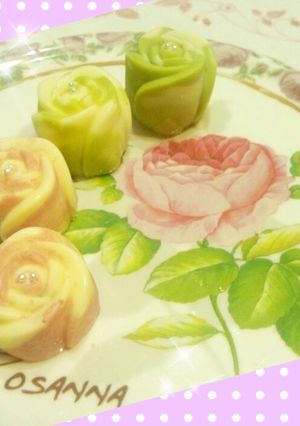 マーブル状のバラチョコ☆バレンタインに♥-レシピのメイン写真