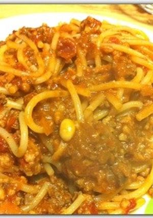 ＋鶏レバーでおいしいミートソース-レシピのメイン写真
