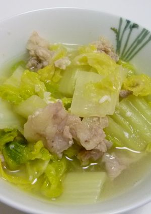 塩麹で豚肉と白菜の水炊き-レシピのメイン写真