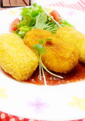 シチューの残りdeクリームコロッケ♪-レシピのメイン写真