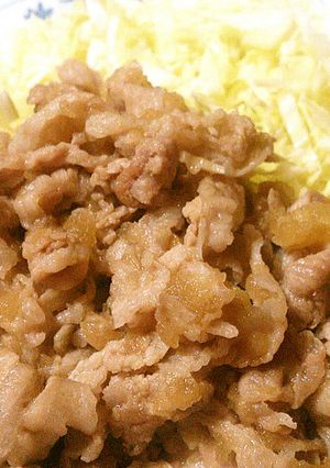 りんごでウマウマ～☆豚肉炒め-レシピのメイン写真