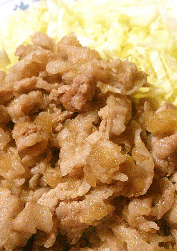 りんごでウマウマ～☆豚肉炒め-レシピのメイン写真