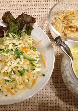 千切りサラダwithりんごドレッシング-レシピのメイン写真