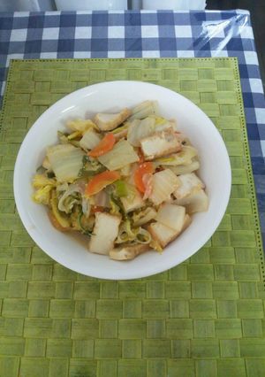 ほっこり☆白菜と厚揚げの生姜味噌煮-レシピのメイン写真
