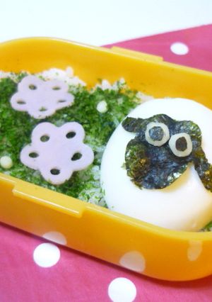 ゆで卵で☆ひょっこりショーン-レシピのメイン写真