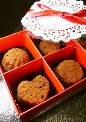 バレンタインに♥HMプチチョコケーキ-レシピのメイン写真