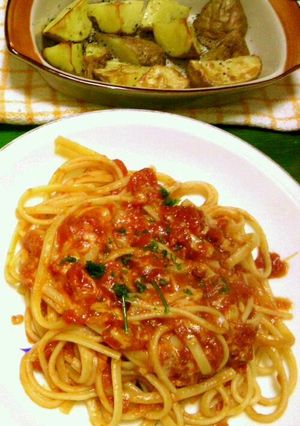 トマトとチーズのパスタ-レシピのメイン写真
