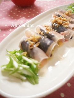 おつまみサラダ☆揚げなすの生ハム巻き-レシピのメイン写真
