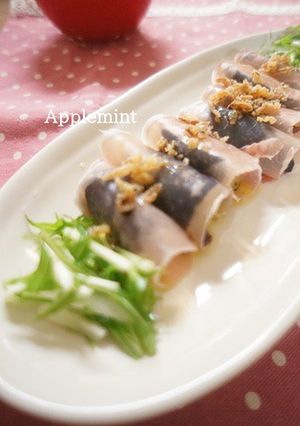 おつまみサラダ☆揚げなすの生ハム巻き-レシピのメイン写真