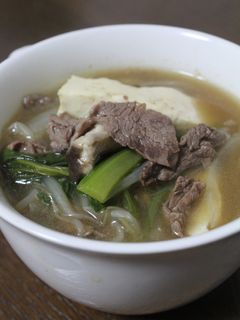 牛肉セロリもやしの中国風具だくさんスープ-レシピのメイン写真