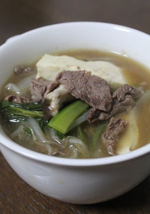 牛肉セロリもやしの中国風具だくさんスープ-レシピのメイン写真