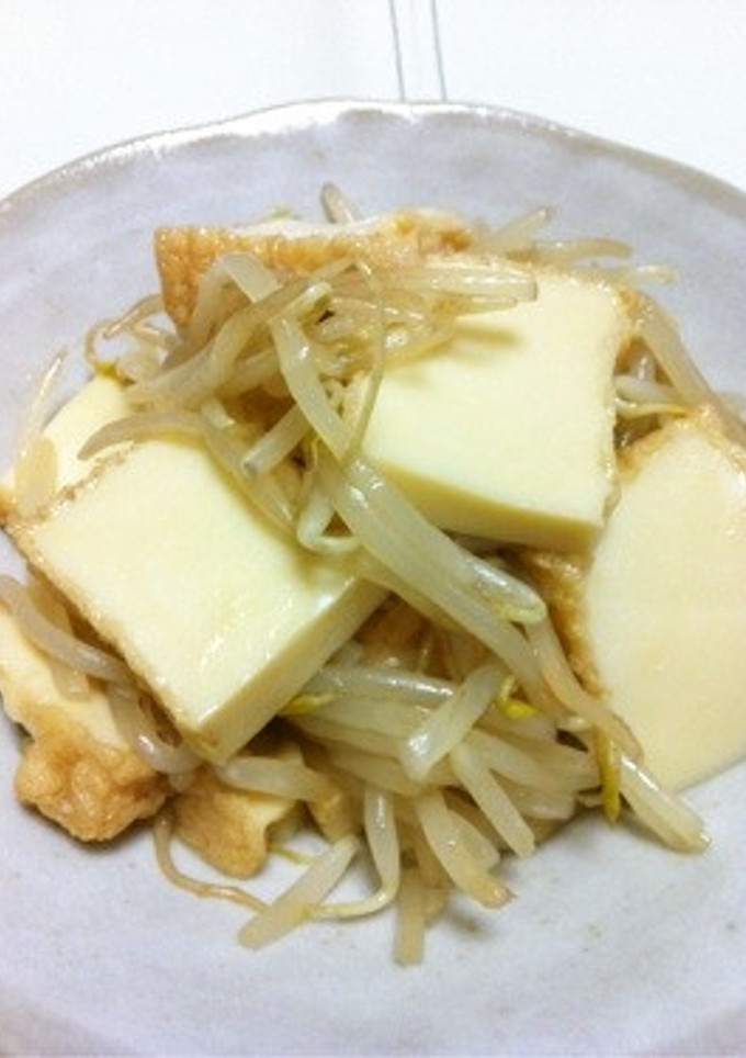 もやしと厚揚げの煮物-レシピのメイン写真