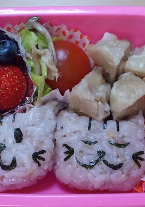 おにぎり　猫バージョン-レシピのメイン写真
