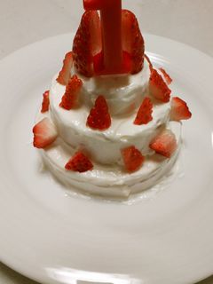 1歳バースデーケーキ★離乳食後期〜卵なし-レシピのメイン写真