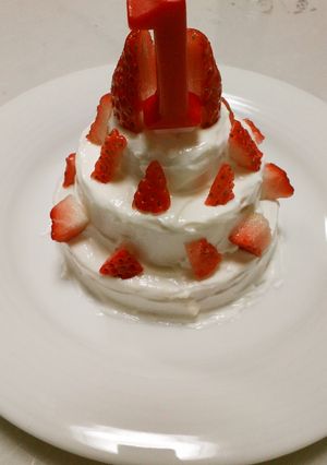 １歳バースデーケーキ★離乳食後期〜卵なし-レシピのメイン写真