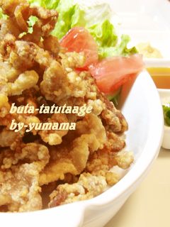 カリカリ豚の竜田揚げ-レシピのメイン写真