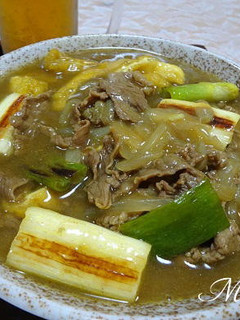 焼きネギ牛肉カレーうどん-レシピのメイン写真