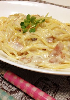 牛乳♡簡単クリームパスタ-レシピのメイン写真