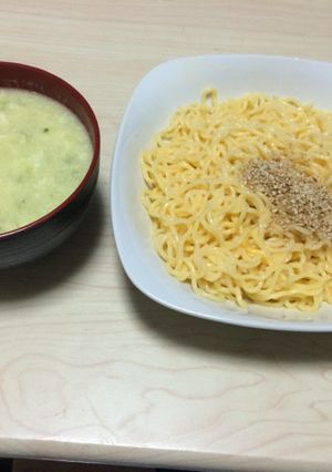 サッポロ一番塩でつけ麺！-レシピのメイン写真