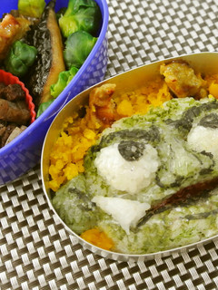 お茶漬け風味のおにぎりで節分鬼キャラ弁!-レシピのメイン写真