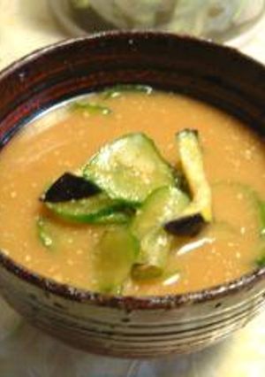 夏野菜の冷汁-レシピのメイン写真