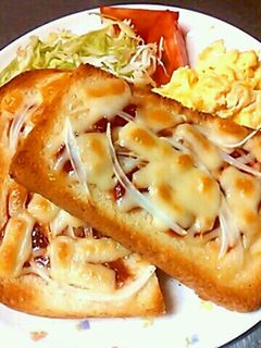 簡単☆ピザ風トースト-レシピのメイン写真