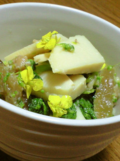 たねのさきとたけのこの和え物-レシピのメイン写真