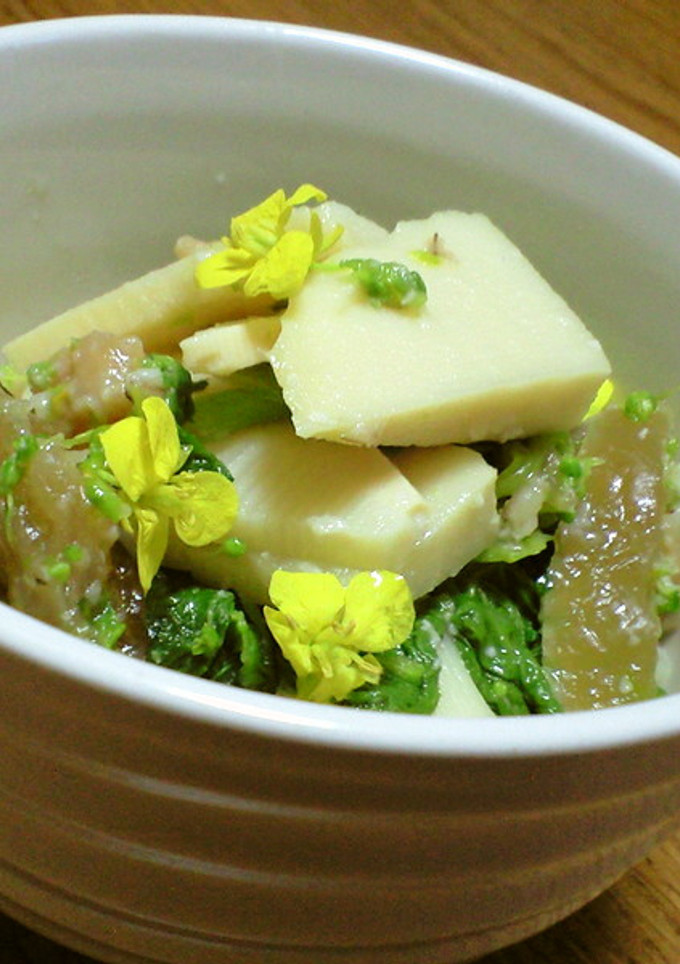 たねのさきとたけのこの和え物-レシピのメイン写真