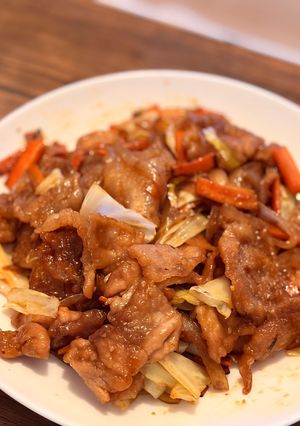 豚バラとキャベツの甘辛スタミナ炒め-レシピのメイン写真