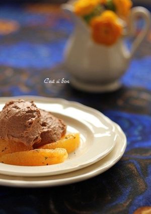 オレンジシナモンのチョコレートムース-レシピのメイン写真