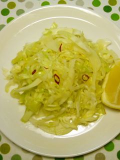 ☆キャベツの千切りホットサラダ☆-レシピのメイン写真