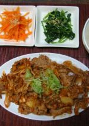 豚キムチ定食-レシピのメイン写真