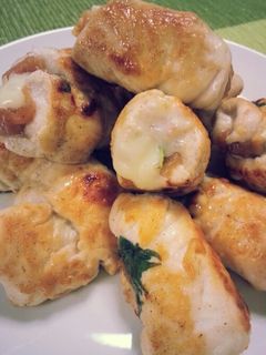 鶏ササミの梅しそチーズ巻き-レシピのメイン写真