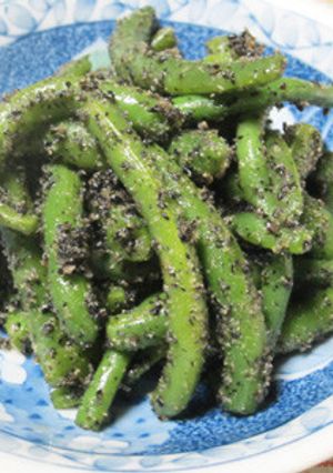 ◆糖尿病のおかず◆いんげん豆のごま和え-レシピのメイン写真