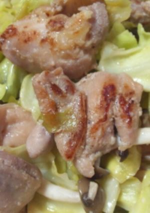 鶏肉とキャベツの塩麹炒め-レシピのメイン写真
