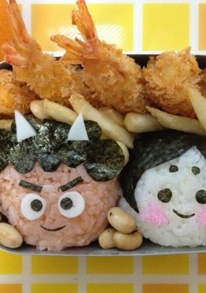 年長さんのお弁当(節分)-レシピのメイン写真