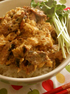 ひとりめし☆さんまたまご丼☆-レシピのメイン写真