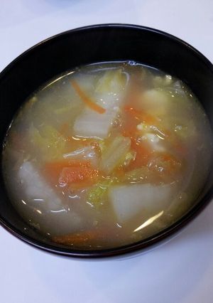 白菜と人参の食べるスープ-レシピのメイン写真