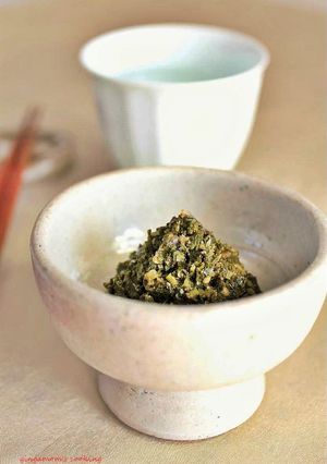 エコでおいしい～お茶がら(茶殻)のナムル-レシピのメイン写真