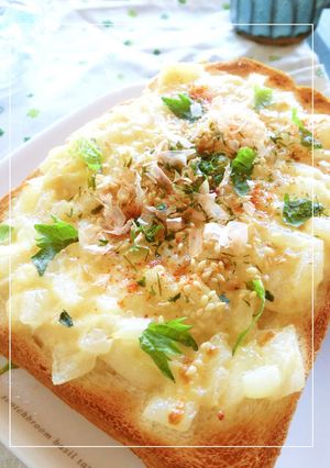 少し甘めの　玉葱×醤油麹　和トースト-レシピのメイン写真