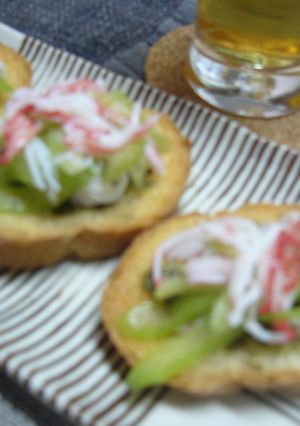 香り箱とセロリのバジルバケット-レシピのメイン写真