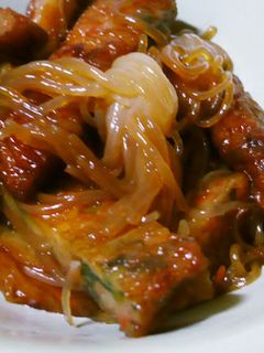 しらたきとさつま揚げの煮物-レシピのメイン写真
