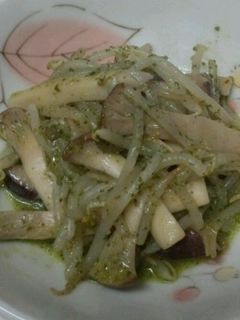 エリンギの簡単バジルソース炒め-レシピのメイン写真