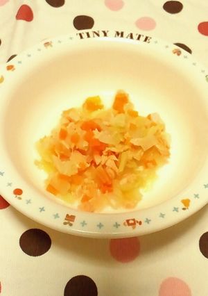 鮭のチャンチャン焼き風*離乳食 中期-レシピのメイン写真