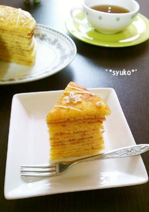 風味豊かな米粉のバームクーヘン*ﾟ-レシピのメイン写真